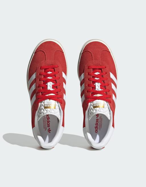 Basket adidas cheap gazelle rouge