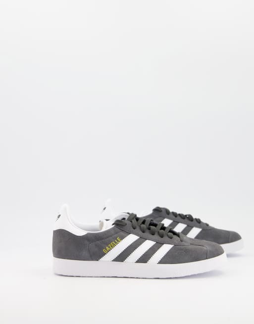 Adidas original gazelle grey womens best sale