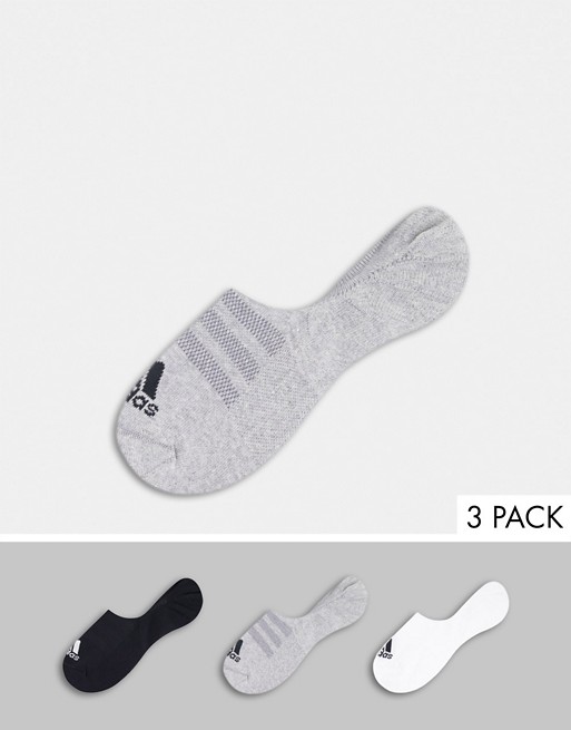 adidas Golf 3 pack low cut socks in multi