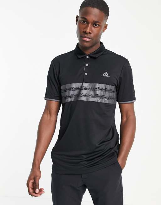 Adidas three cheap stripe golf shirts