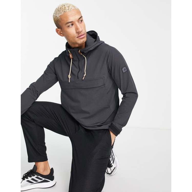 adidas Golf – Adicross – Anorak in Schwarz | ASOS