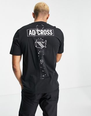adidas Golf Adicross Caddie back print t-shirt in black - ASOS Price Checker
