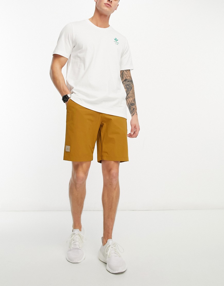 adidas Golf Adicross shorts in tan-Brown