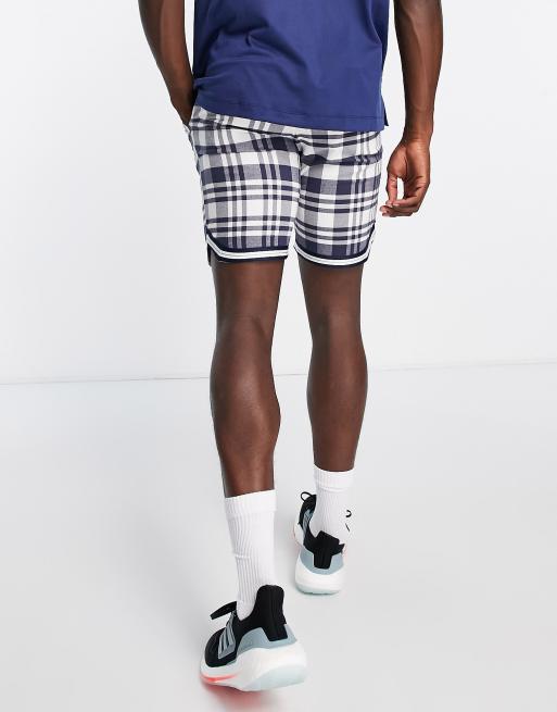 Adidas checkered sale shorts