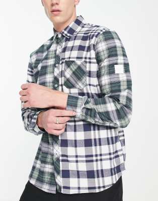 adidas Golf Adicross The Open spliced check shirt in white - ASOS Price Checker