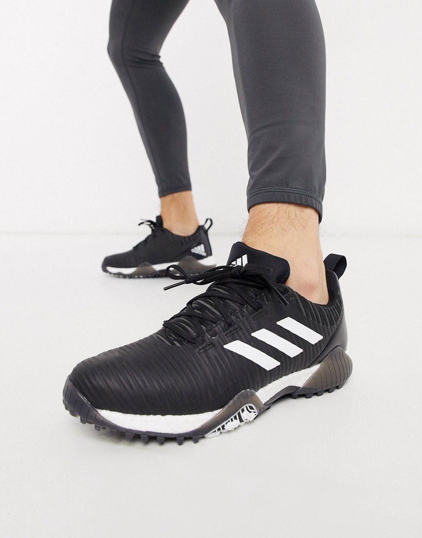 Adidas golf CODECHAOS trainers in black and white