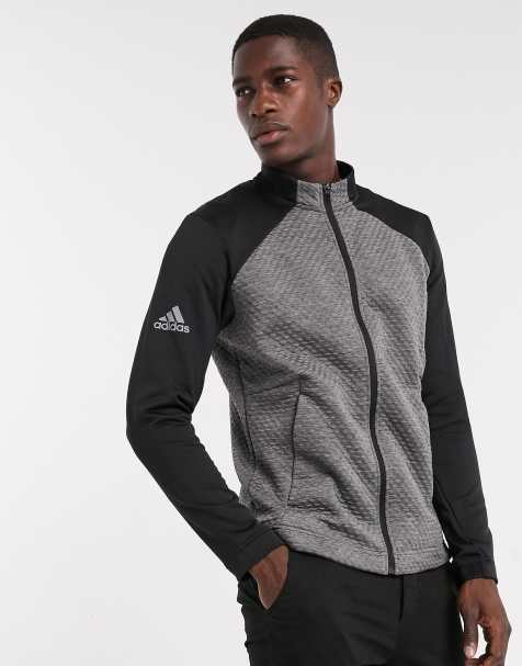 adidas Golf Cold Rdy zip-through jacket in grey - view 1