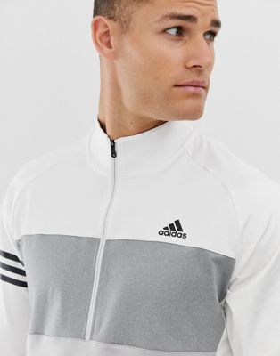 adidas Golf - Competition - Sweater met korte rits in wit