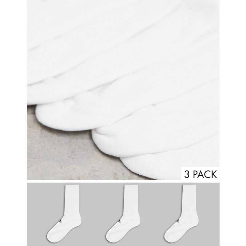 UOrYZ Uomo adidas Golf - Confezione da 3 calzini bianchi