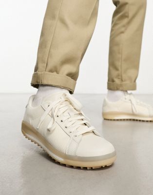 adidas Golf Go-To gum sole trainers in white