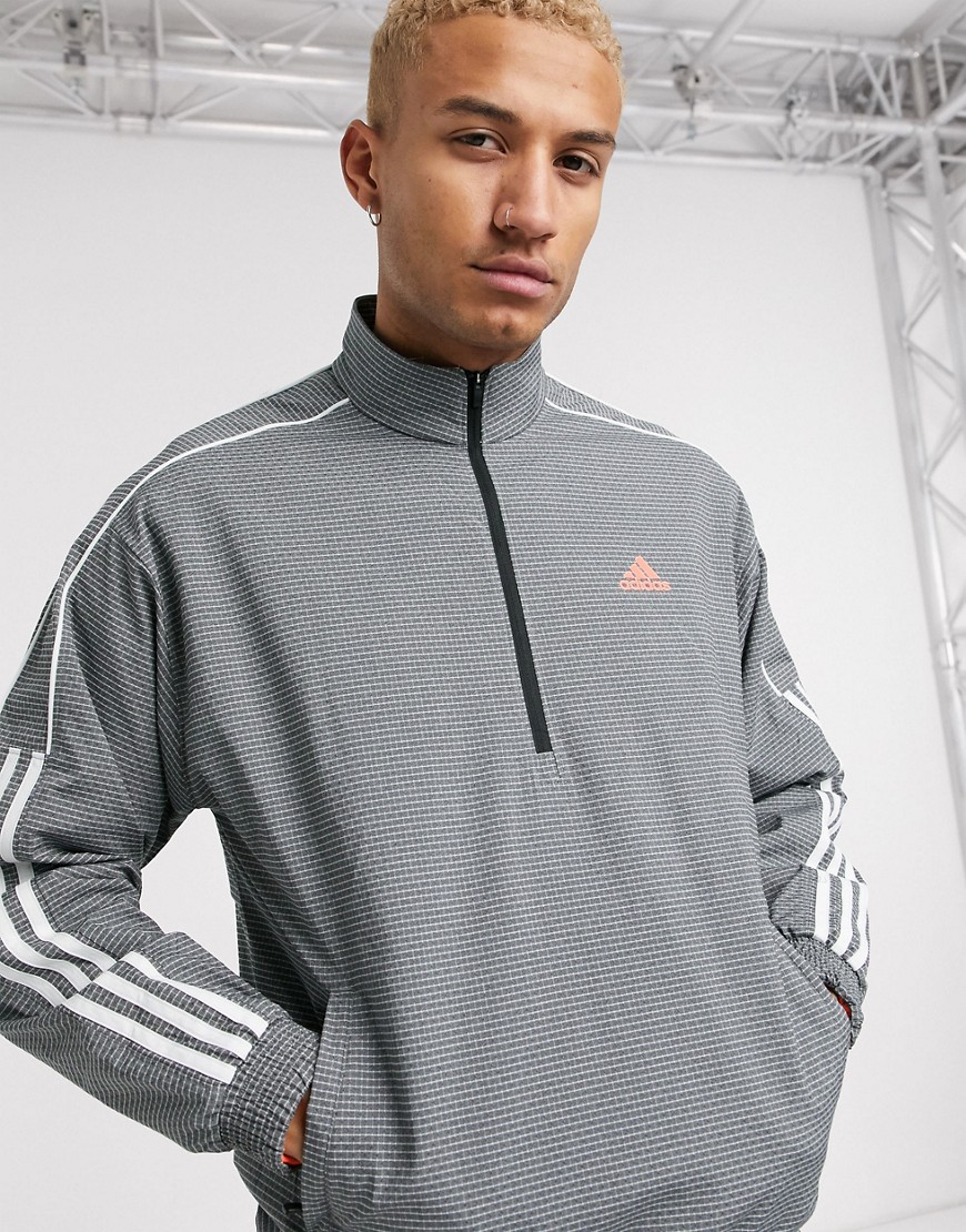 Adidas Golf limited edition half zip jacket in grey