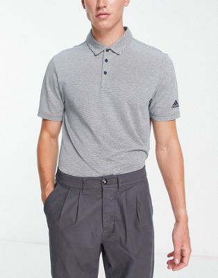 adidas Golf Ottoman stripe polo shirt in navy - ASOS Price Checker