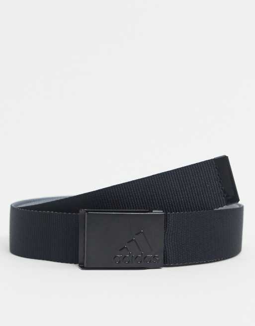 Golf Reversible Web Belt - Black, men golf