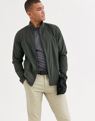 adidas golf Softshell jacket in khaki 