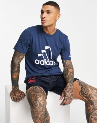 Homme adidas Golf - T-shirt à motif club - Bleu marine