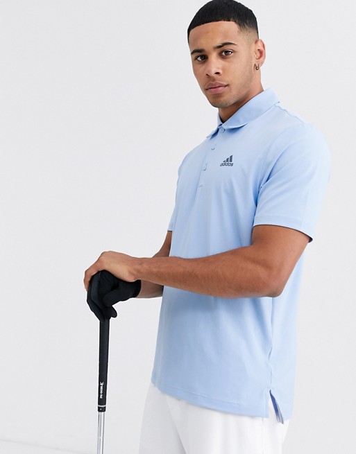 adidas Golf Ultimate 2.0 polo in blue
