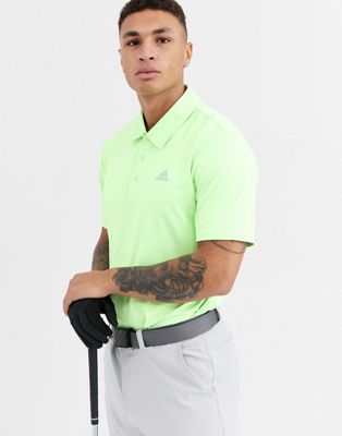 Adidas Golf - Ultimate 2.0 - Poloshirt in neongroen