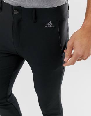 adidas golf ultimate 3 stripe trousers black