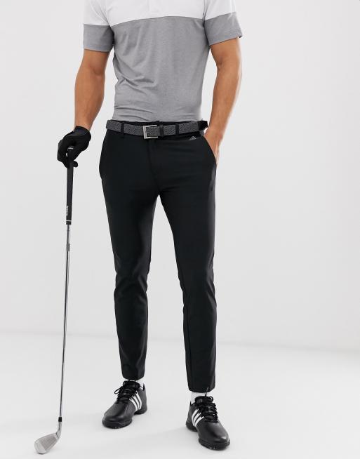 Adidas 3 stripe golf sales trousers