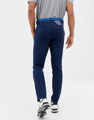 adidas navy golf trousers