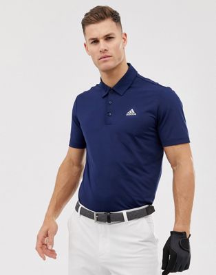 adidas blue golf shirt
