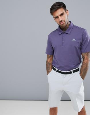 adidas purple polo