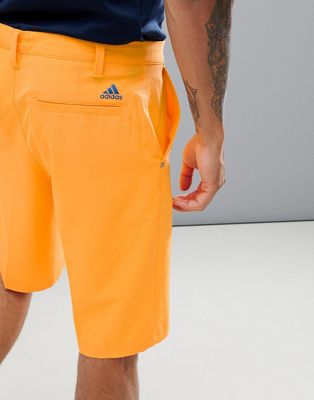 adidas orange golf shorts