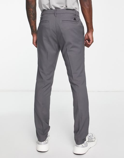 Adidas grey golf trousers deals