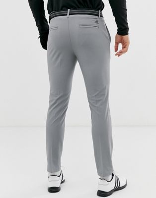 adidas grey golf trousers
