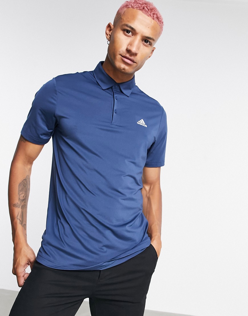 Adidas Golf - Ultimate365 - Polo met logo op de borst in marineblauw