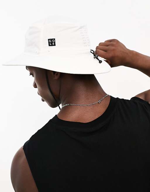 adidas Wide-Brim Golf Golf Hat - White adidas Wide-Brim Golf Golf Hat - White