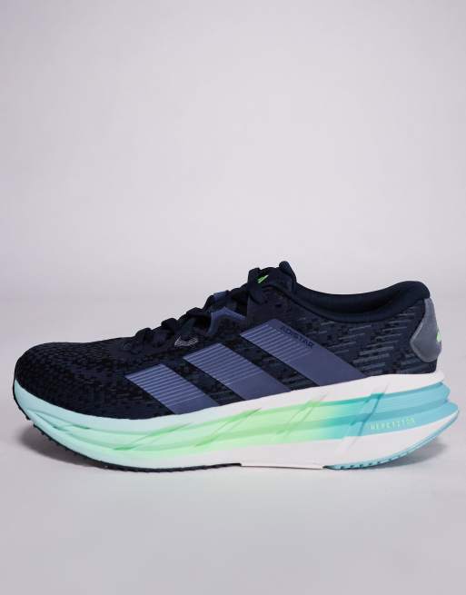 adidas - Hardlopen - Adistar 4 - Sneakers in marineblauw en groen, 5 van 5