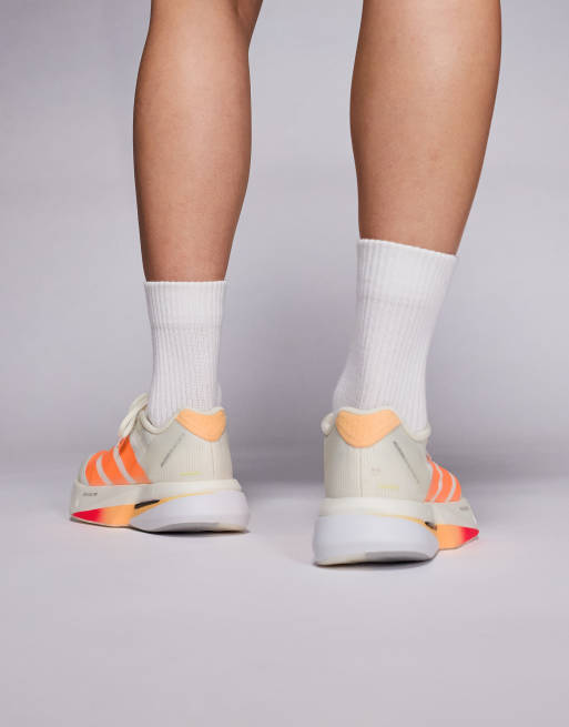 adidas - Hardlopen - Adizero Boston 13 - Sneakers in oranje, 4 van 5