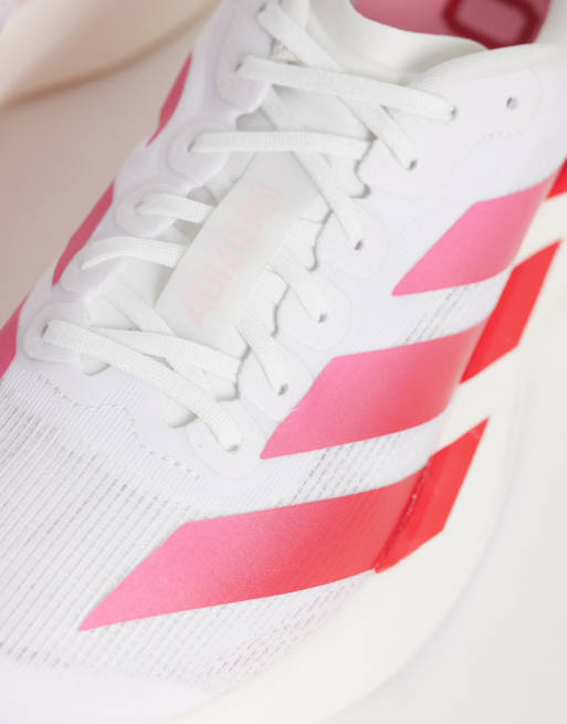 adidas - Hardlopen - Adizero EVO SL - Sneakers in wit en roze, 4 van 5