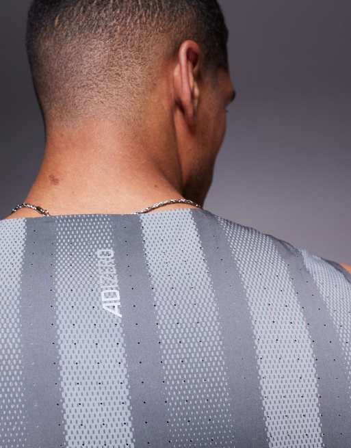 adidas - Hardlopen - adizero - Hemdje in print in zwartgrijs, 3 van 4