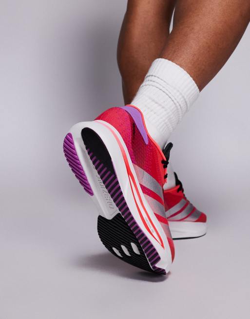 adidas - Hardlopen - Adizero SL 2 - Sneakers in rood en paars, 3 van 5