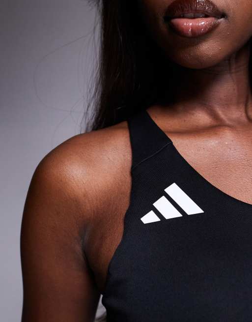 adidas - Hardlopen - Adizero - Sportbeha met medium ondersteuning in zwart, 2 van 4