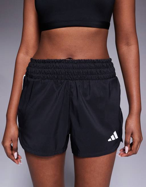 adidas - Hardlopen - Flex Pacer - Short met hoge taille in zwart, 4 van 5
