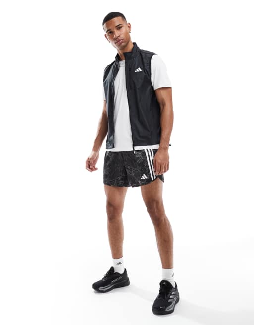 adidas - Hardlopen - Own The Run - Bodywarmer met rits in zwart, 2 van 4