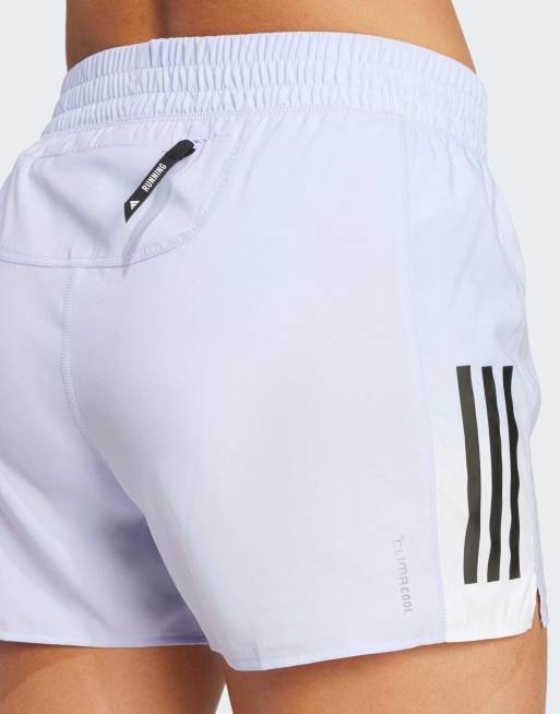 adidas - Hardlopen - Own The Run - Climacool - Short met kleurvlakken in paars, 3 van 4