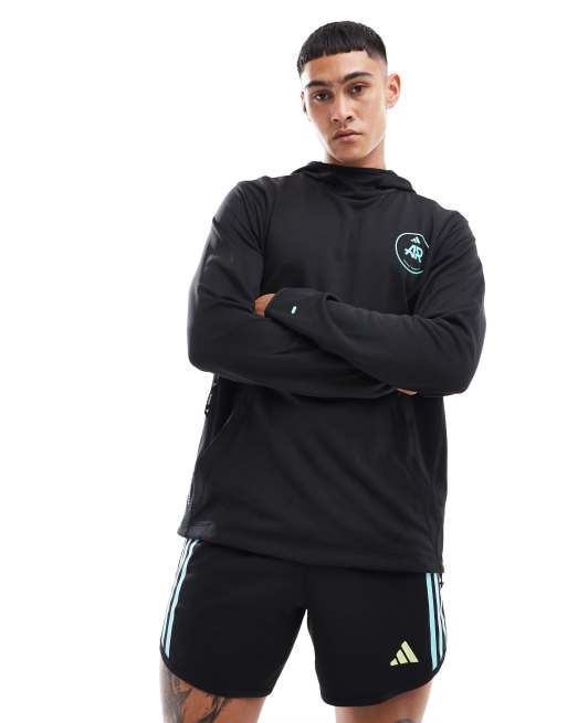 adidas - Hardlopen - Own The Run - Hoodie in zwart, 2 van 4