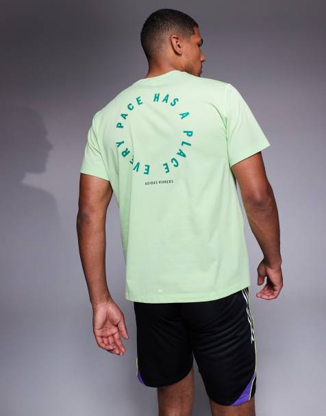 adidas - Hardlopen - Own The Run - T-shirt in lichtgroen - view 1