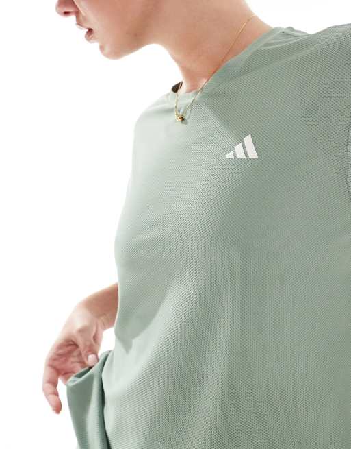 adidas - Hardlopen - Own The Run - T-shirt in zilvergroen, 4 van 4