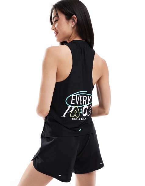 adidas - Hardlopen - Own The Run - Tanktop in zwart - view 1