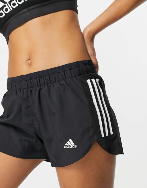 adidas - Hardlopen - Run It - 3 inch lange short met 3 Stripes in zwart, 3 van 4