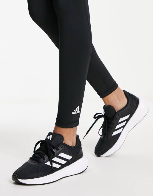 adidas Hardlopen Runfalcon 3.0 Hardloopschoenen in zwart en grijs