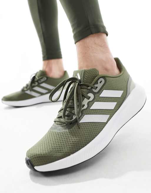 adidas - Hardlopen - Runfalcon 3.0 - Sneakers in olijfgroen