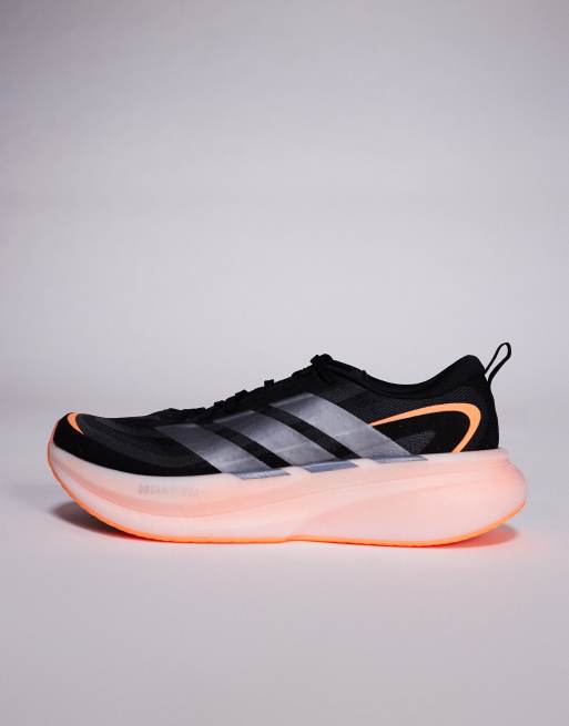 adidas - Hardlopen - Supernova Glide - Sneakers in zwart en oranje, 2 van 5