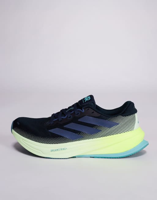 adidas - Hardlopen - Supernova Rise 2 - Sneakers in zwart en limoen, 2 van 5