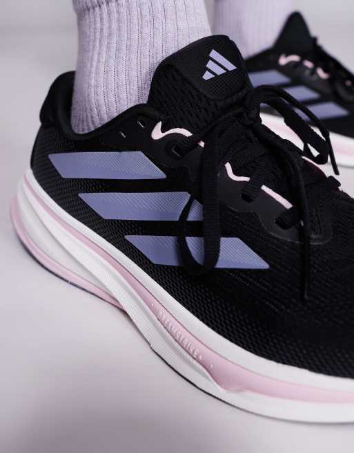 adidas - Hardlopen - Supernova Rise 2 - Sneakers in zwart en paars, 4 van 5